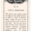 Cicely Debenham.