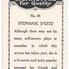 Staphanie D'Este.