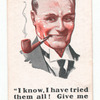 'Greys' smoking mixture. (Man with a smoking pipe.)