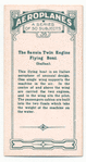 The Savoia Twin Engine Flying Boat. (Italian).