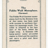 The Fokke Wulf Monoplane. (German).