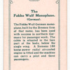 The Fokke Wulf Monoplane. (German).