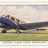 Farman F-430 cabin monoplane (France).