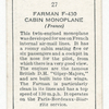 Farman F-430 cabin monoplane (France).