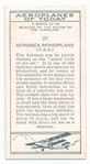 Aeronca monoplane (U. S. A.)