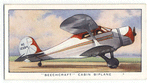 Beechcraft' cabin biplane (U. S. A.).