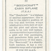 Beechcraft' cabin biplane (U. S. A.).
