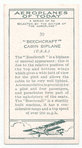 'Beechcraft' cabin biplane (U. S. A.).