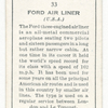 Ford air liner (U. S. A.)