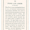 Ford air liner (U. S. A.)