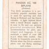 Pander EG -100 biplane.