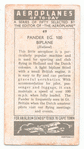 Pander EG -100 biplane.