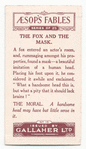 The fox and the mask.