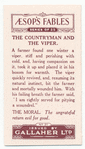 The countryman and the viper.