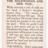 The milkwoman and her pail.