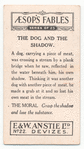 The dog and the shadow.