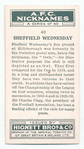 Sheffield Wednesday.