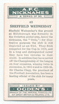 Sheffield Wednesday.