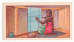A Jukun weaver.