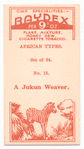 A Jukun weaver.