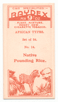 Native pounding rice.