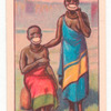 Platter lipped women.