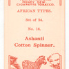 Ashanti cotton spinner.