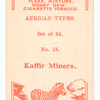 Kaffir miners.