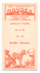Kaffir miners.