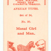 Masai girl and man.