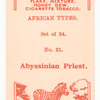 Abyssinian priest.