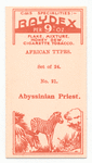 Abyssinian priest.