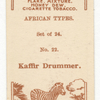 Kaffir drummer.