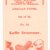 Kaffir drummer.