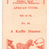 A Kaffir hunter.