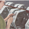 Weaving rayon.