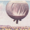 Inflating stratosphere balloon.