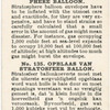 Inflating stratosphere balloon.