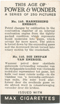 Harnessing energy.