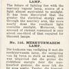 Mercury vapour lamp.