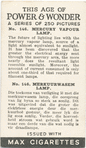Mercury vapour lamp.
