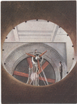 View through a wind-tunnel.