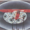 Fans and engines of wind-tunnel.