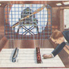 Special model in a wind-tunnel.