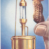Pin-head mercury vapour lamp.