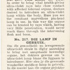 The lamp in use.