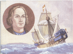 Christopher Columbus - America sighted.