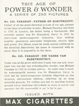 Faraday - father of electricity.