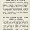 Lister congratulates Louis Pasteur.