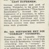Nietzsche forecast supermen.